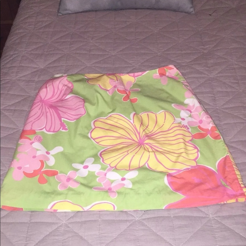 🌺Vintage Lily Pulitzer Hawaiian Hibiscus skirt🌺